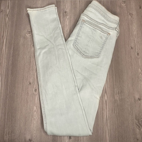rag & bone - Skinny - White Water - Sz 25 - Women’s Jeans - Picture 5 of 9